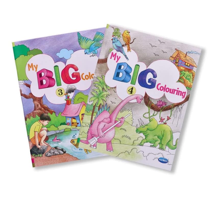 Navneet My Big Colouring Book -III and IV Bold, big and eye-catching illustrations. [Paperback] Navneet Education Limited view 8