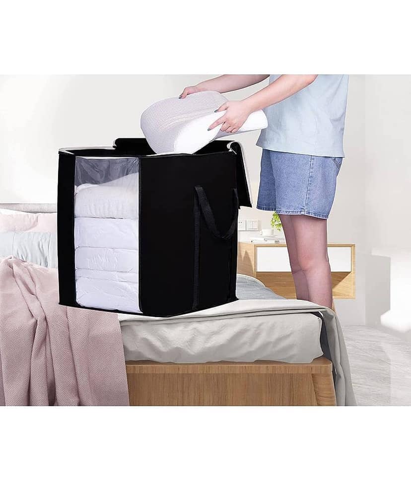 Double R Bags - Black Fabric Storage Bag & Trunk Pack of 6 view 2