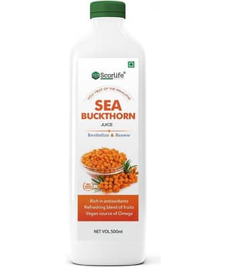 Scorlife Seabuckthorn Sugar Free Natural Fruit Juice 500 ml