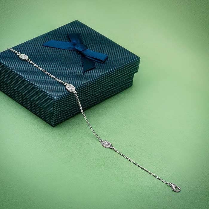 Silver Maria Anklet view 3