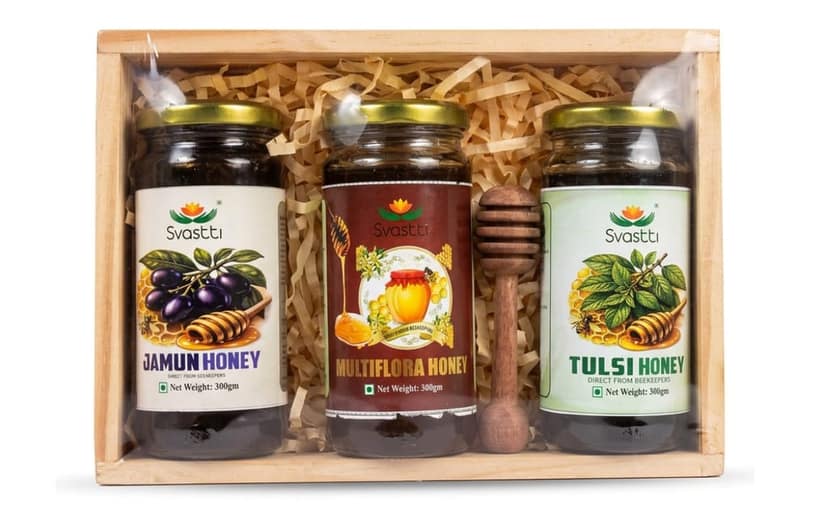 Svastti Premium Honey Gift Pack – 3 Jars