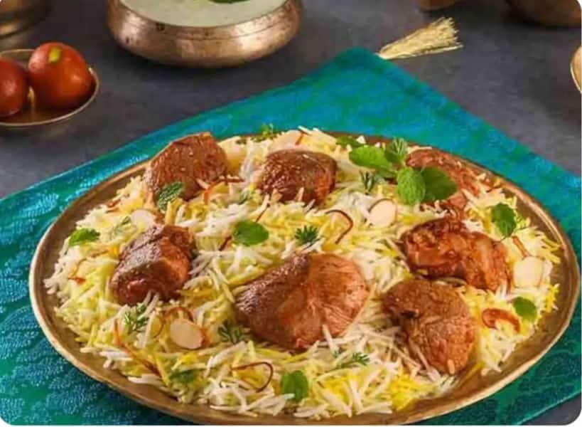 Chicken tikka(4pcs) biryani 500gms