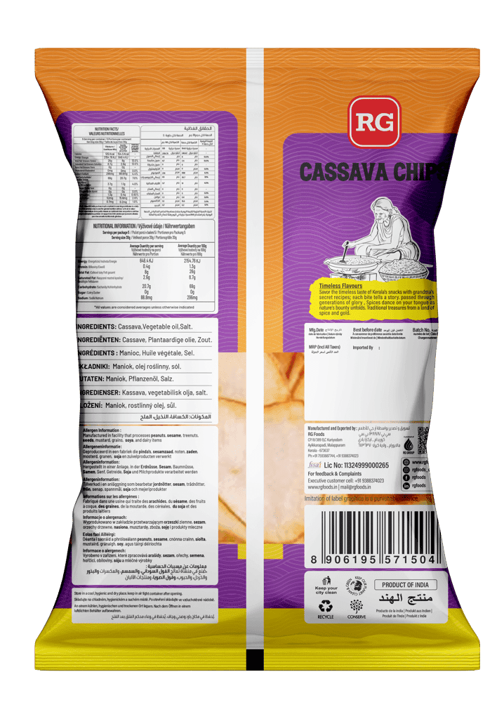 RG Cassava Chips – 150g view 2