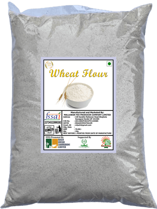1 Kg Whole Wheat Flour | 100% Pure | Atta | Chakki Fresh | No Preservatives | Good for Health | Best Quality | Buy Online