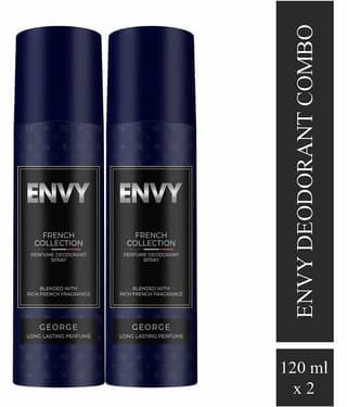 Envy George Deodorant Spray for Men 120ml Each (Pack of 2)