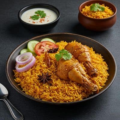 Hyderabadi Chicken Rice