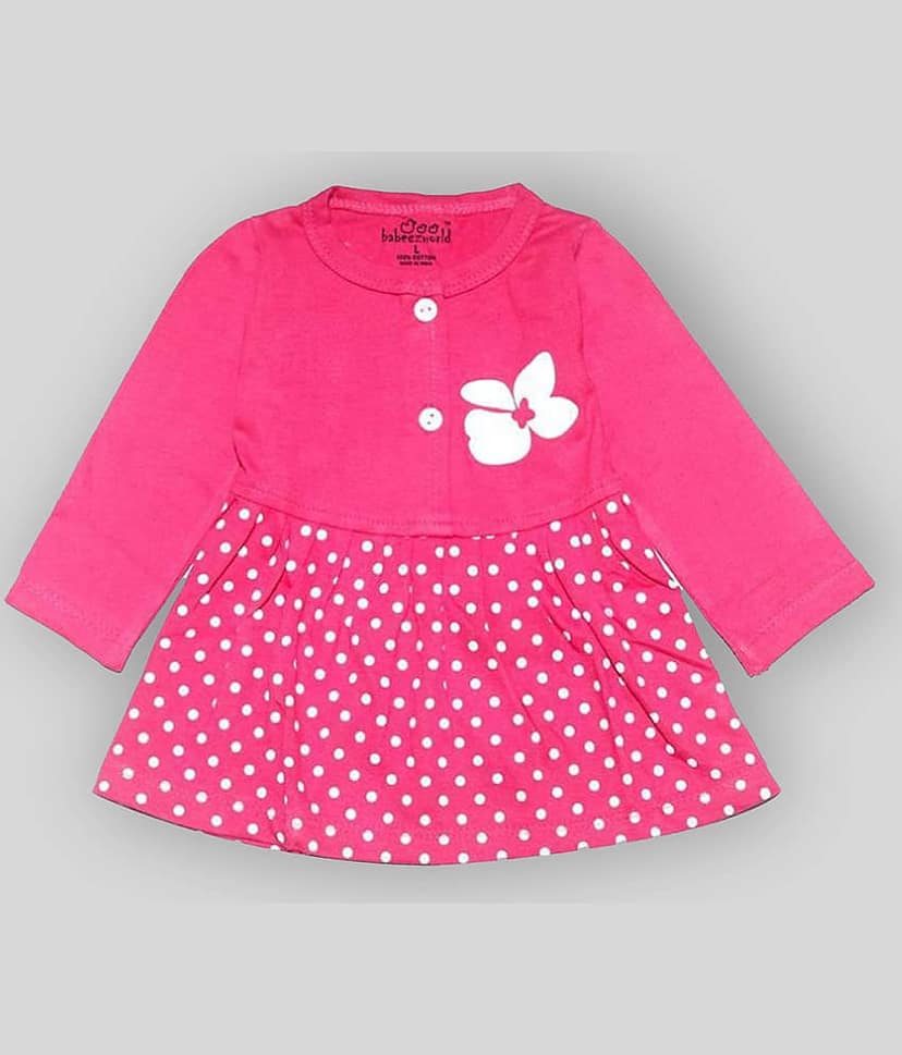 Babeezworld Pack of 4 Baby Girls Cotton Frock ( Multi ) view 2
