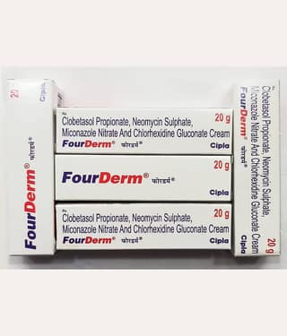 FOURDERM 20 GM ( PACK OF 5) Day Cream 100 gm Pack of 5