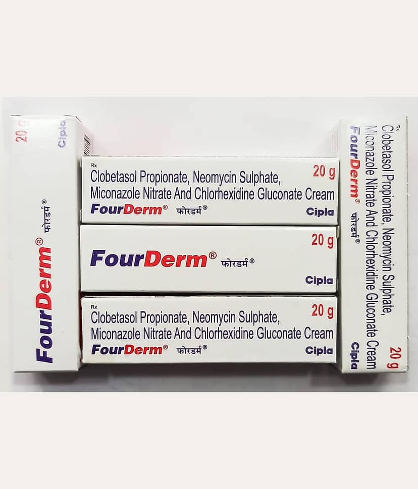 FOURDERM 20 GM ( PACK OF 5) Day Cream 100 gm Pack of 5