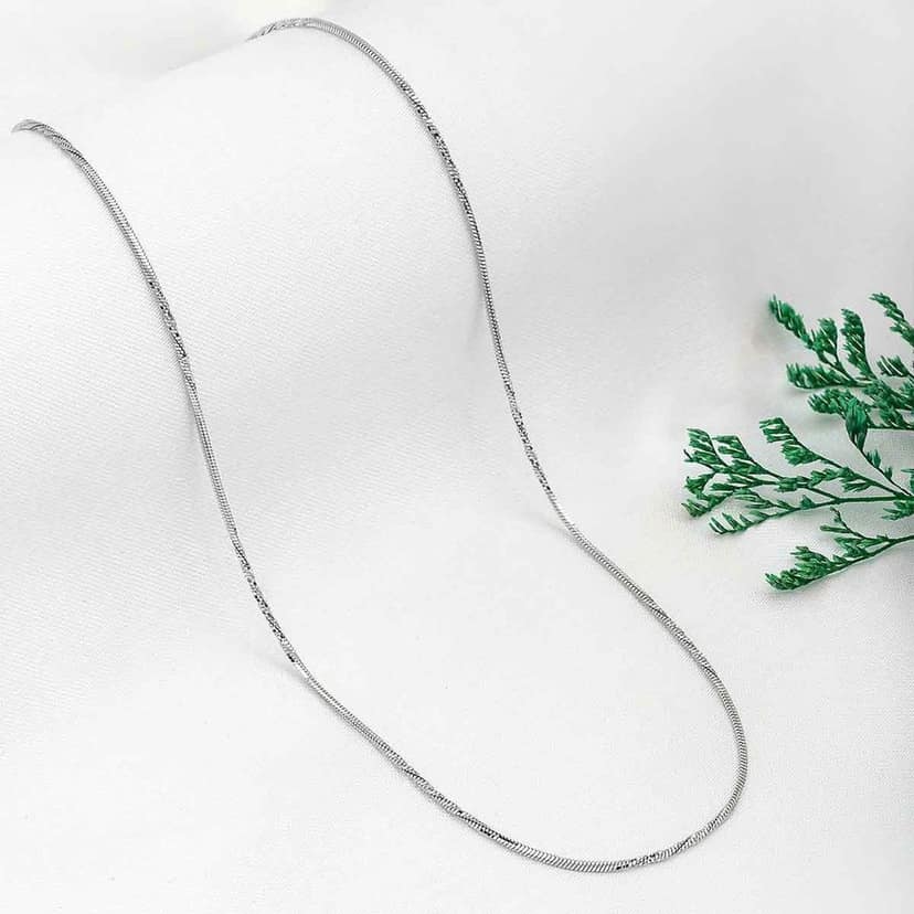 Silver Sleek Chain view 3
