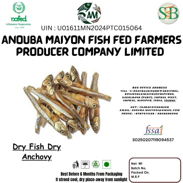 Anouba Maiyon Dry Fish Dry Anchovy - Premium Quality view 3