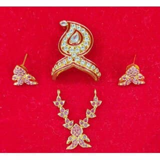 AD Jewellery set for Size 4 Laddu Gopal Ji