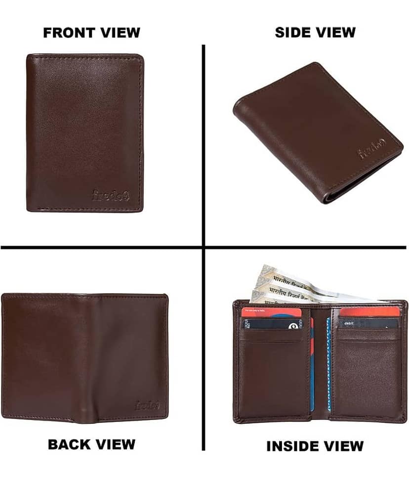 HIDEFLIX Brown PU Men's Regular Wallet ( Pack of 1 ) view 2