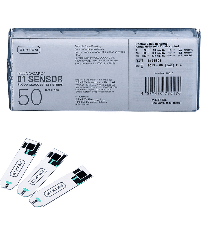 Arkray Mini Sensor + 50 Alu 50 Test Strips view 2