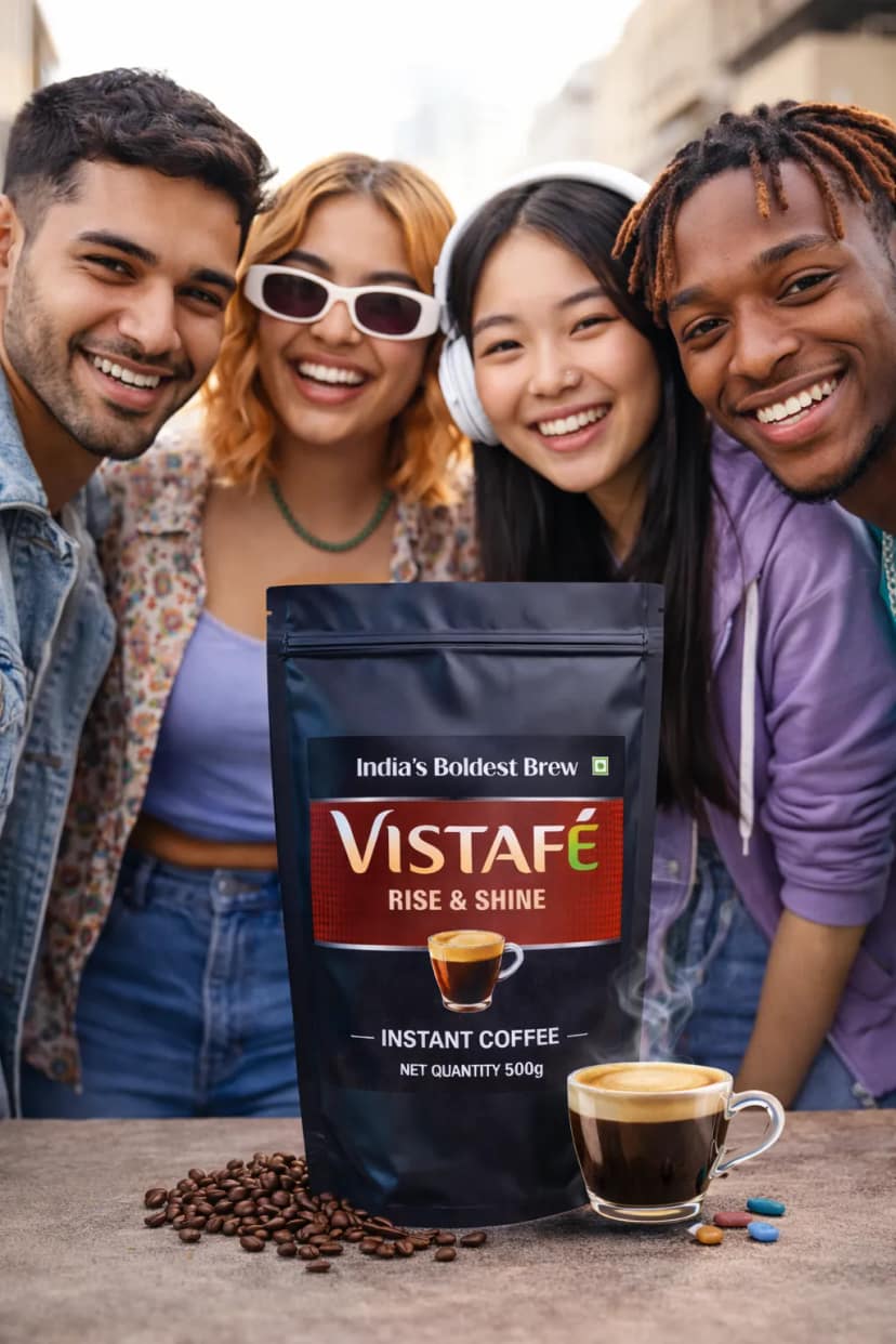 Vistafe Rise & Shine Strong Instant Coffee view 3