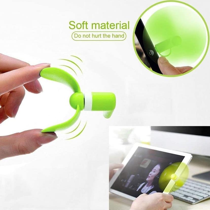 Micro / Android USB Mini Fan Flexible USB Fan (1 Pc / With Card Packing) view 5