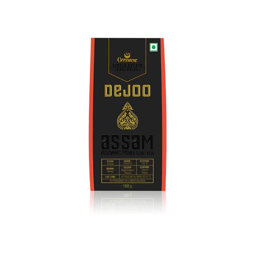 Goodricke Dejoo Single Estate Assam Orthodox Whole Leaf Tea, 100 gm - undefined