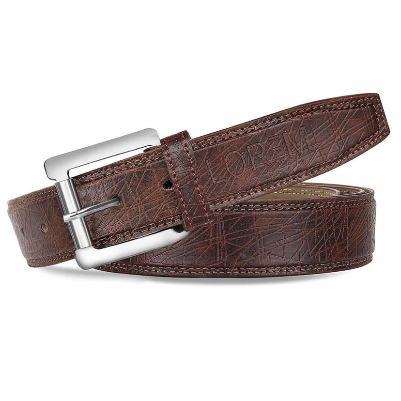 LOREM Brown Formal/casual PU Leather Belt For Men BT05-BKL06