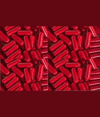 BioMed Empty Gelatin Capsules 00 Maroon 1000 no.s