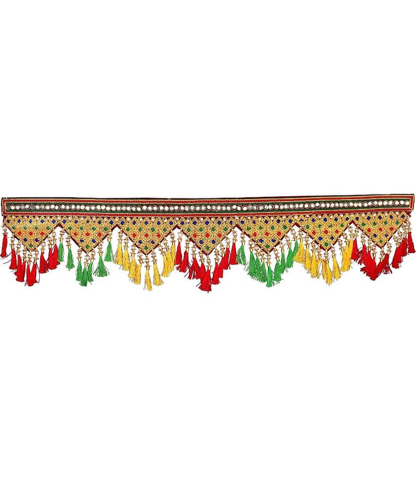 TORNORY Handmade Bandarwal Toran 3 ft Multi ( Pack of 1 ) view 2