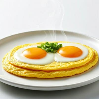 Butter Egg Omlette (2 Eggs)