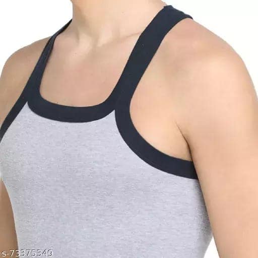 4 pc's Mens Cotton Color Gym Vest|STREACHABLE FABRIC|Fitted|Modern fit vest view 4