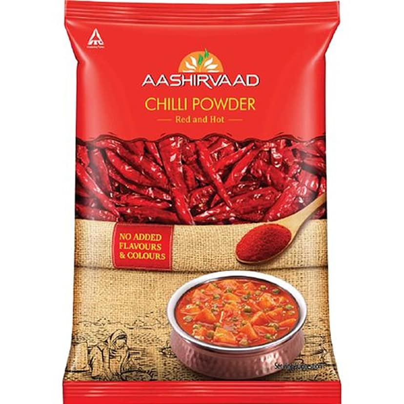 Aashirvaad Chilli Powder, 100 G Pouch view 2