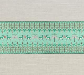 India Circus Mirroring Deer Garden 56 X 14 Table And Bed Runner