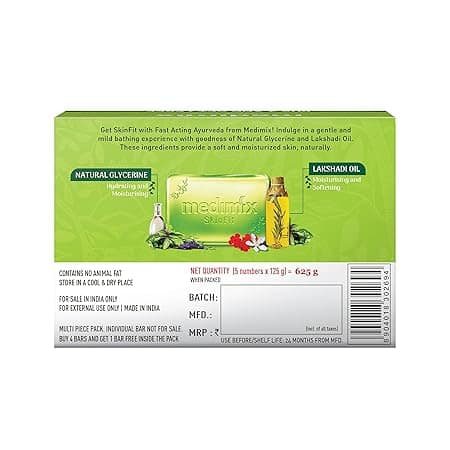 Medimix Ayurvedic Natural Glycerine Soap 125 Gms view 2