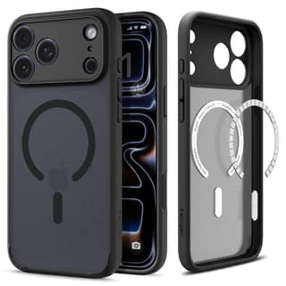 Spigen Ultra Hybrid MagFit Back Cover Case Compatible with iPhone 17 Pro Max (TPU + Poly Carbonate | Frost Black) Spigen Ultra Hybrid MagFit Back Cover Case Compatible with iPhone 17 Pro Max (TPU + Poly Carbonate | Frost Black) - Frost Black / iPhone 17