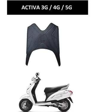 Autoxygen Anti skid Scooter/Scooty Foot Mat Rubber Floor Mat Accessories for Honda Activa/Activa 3G/Activa 4G/Activa 5G