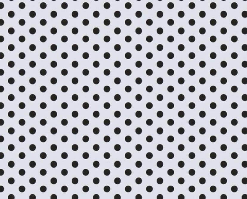 AIRWILL 100% Cotton Polka Pattern 2 Seater Square Table Cover Sized, 36x36 inches (Black,White, Pack of 1) view 2