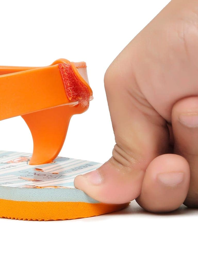 Premium Jeep Jellies Flip-flops for Kids - Orange (Unisex) view 5