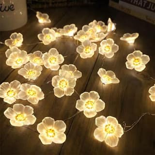 GLOWSERIE Battery Flower Fairy Lights for Home Décor