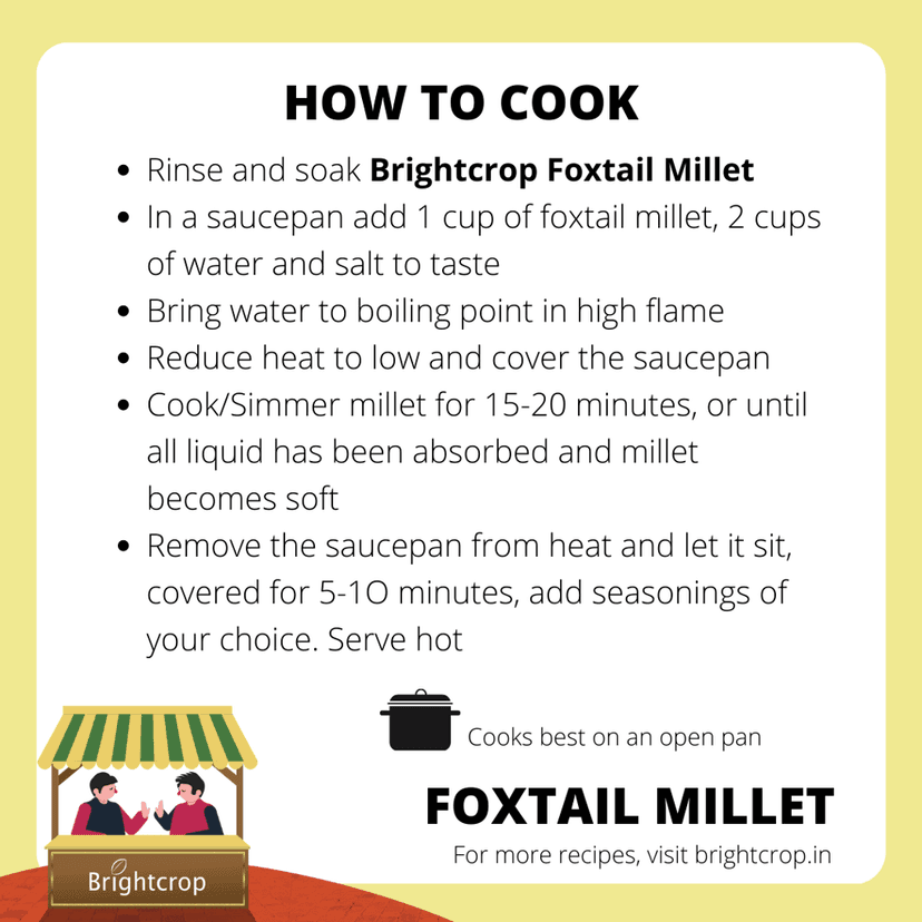 Foxtail Millet (Navane) (1Kg Pack) view 3
