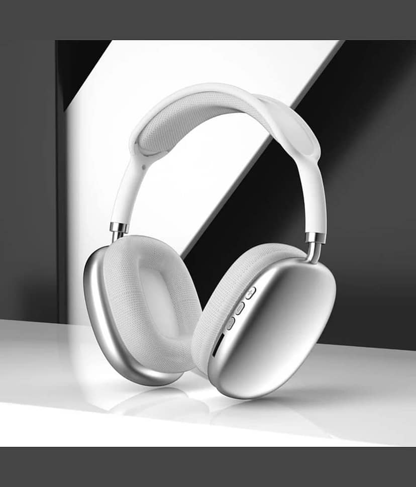 Neo P9 Bluetooth Bluetooth Headphone On Ear 2 Hours Playback Active Noise cancellation IPX4(Splash & Sweat Proof) White view 2