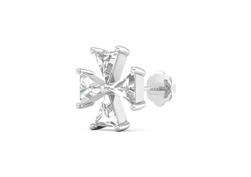Vibrant Inverted Triad Men's Stud (1 Pc Only)