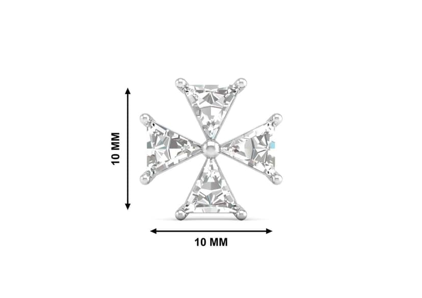 Vibrant Inverted Triad Men's Stud (1 Pc Only) view 8