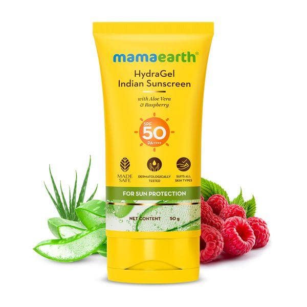 Mamaearth HydraGel Indian Sunscreen SPF50 PA++++