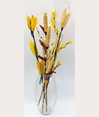 PUPRIWALL - Multicolor Tulip Artificial Flower ( Pack of 1 )