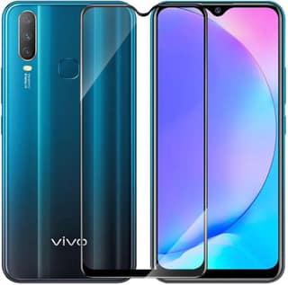 PLUGTECH Advanced Tempered Glass With Anti-Explosion 9H Hardness Edge-To-Edge Coverage Screen Guard for VIVO Y15