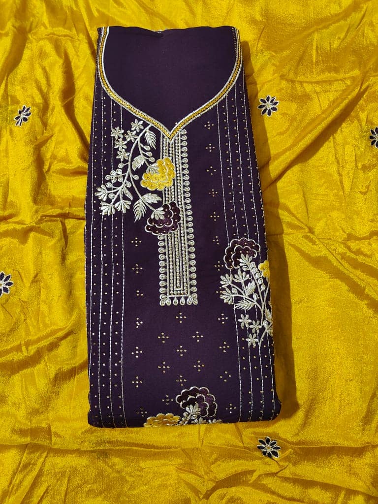 Georgette Dress Material (Unstitched Salwar Suit) view 2