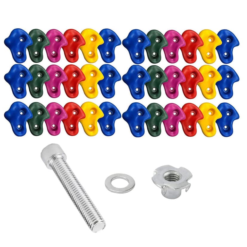 Reznor Premium Climbing Holds Set for Rock Climbers - Durable Stone-Inspired Grips
