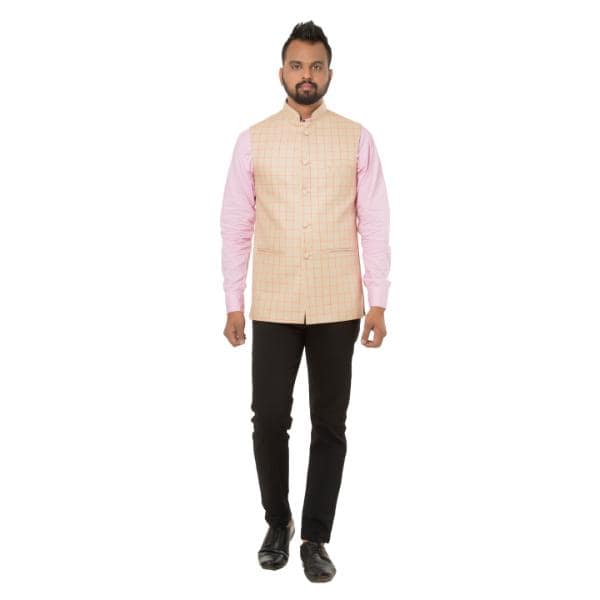 Men's Wear Cadbury Jacket Check Cream