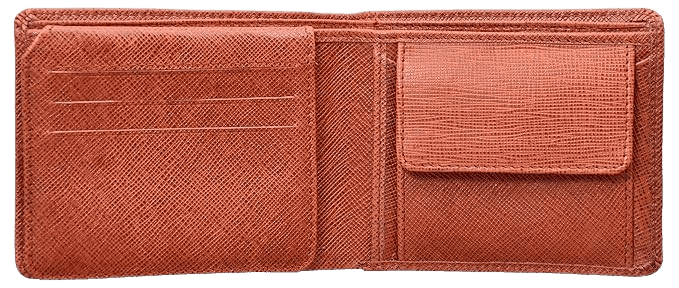 LEATHERMAN GENUINE LEATHER TAN MEN'S WALLET-1517B_tn view 2