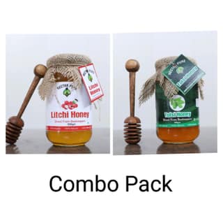 HONEY COMBO PACK (Lichti+Tulsi) free one Honey Stick