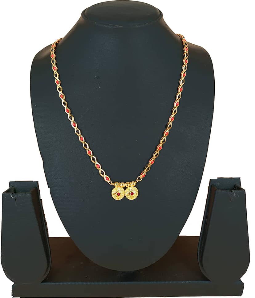 JIPPA Golden Mangalsutra ( Pack of 1 ) view 2