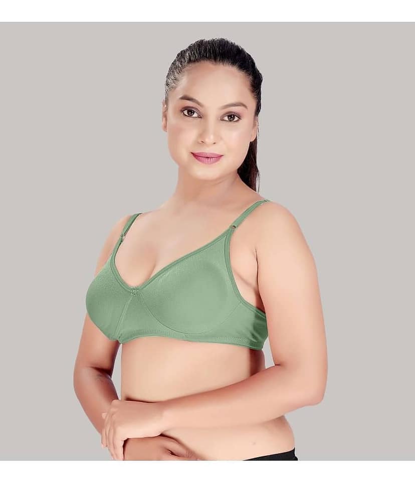 HAYA Pack of 2 Cotton Lightly Padded Women's Plunge Bra ( Multicolor ) view 2