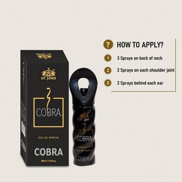 ST.JOHN Cobra Classic Perfume for Men & Women | Long Lasting Mens and Womens Perfume - 30 ML (Pack of 2) view 4