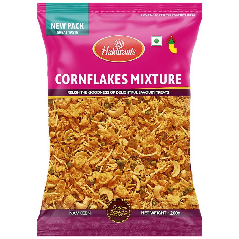 Haldirams Namkeen - Cornflakes Mixture (Del), 200 G Pouch